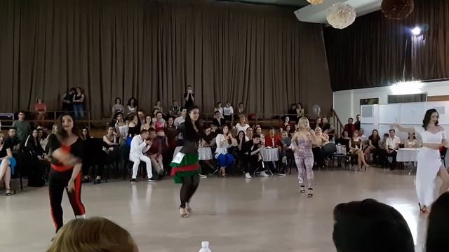 Copa de Oro 2018 - Bachata Lady style - Profesionales финал 1 смотреть онлайн