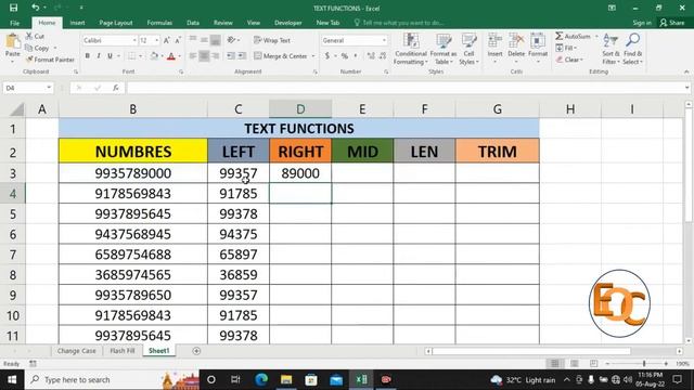 MS EXCEL TEXT FUNCTIONS IN ODIA. 5 Most powerful Function. #TeaxtFunction #EasyOdiaComputer смотреть онлайн