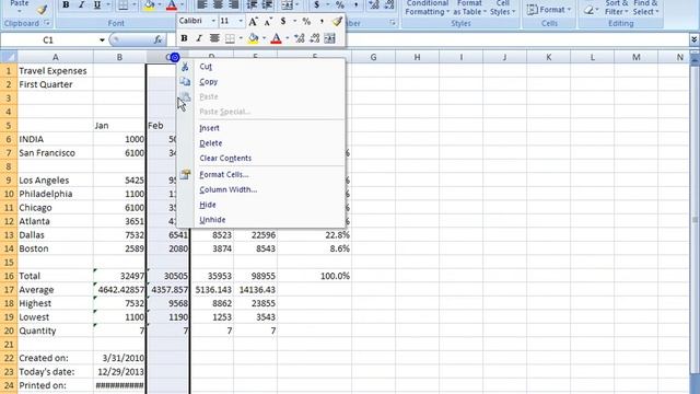 Ms Excel 2007 In Telugu cells Group part 3(www.timecomputers.in) смотреть онлайн