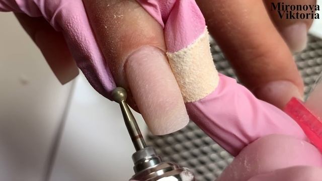 Коррекция ногтей/ Полигель/ Рисунок от руки гель лаками. смотреть онлайн
