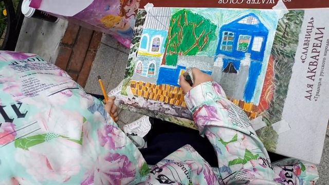Архитектурный пленэр.Обучение рисованию. Основы перспективы смотреть онлайн