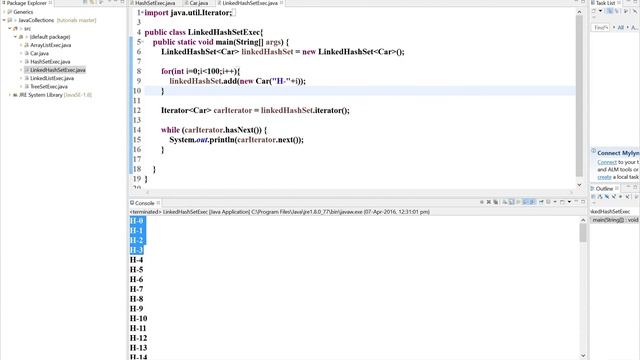 Java Collections Tutorials 05 | HashSet and LinkedHashSet in java | Java9s.com смотреть онлайн