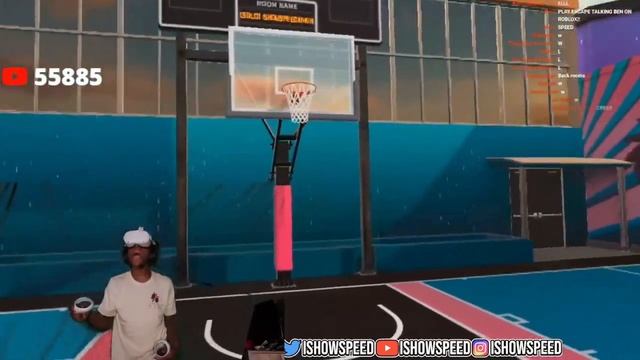 iShowSpeed Dunks In VR Basketball смотреть онлайн