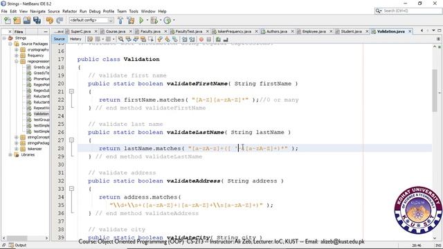Lecture 27-V1- Regular Expressions in Java смотреть онлайн