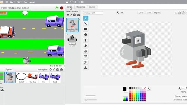 crossy road poopy pigeon remade and customized by me смотреть онлайн