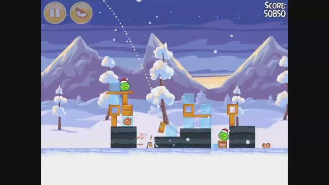 Angry Birds Seasons - Wreck The Halls Level 1-21 Walkthrough 3 Stars