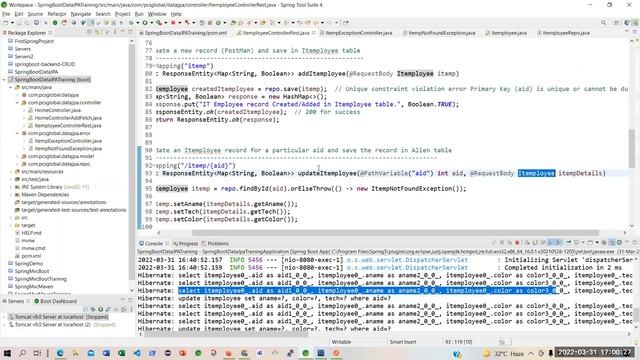 Java Spring Boot Session 20 of Team 14,15 & 16 | PCS Global | as on 31st Mar 22 смотреть онлайн