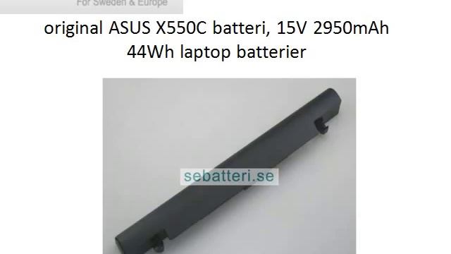 X550C batteri, 15V 2950mAh ASUS X550C laptop batterier смотреть онлайн