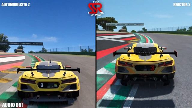 Automobilista 2 vs rFactor 2 [Corvette C8R GTE Comparison] смотреть онлайн
