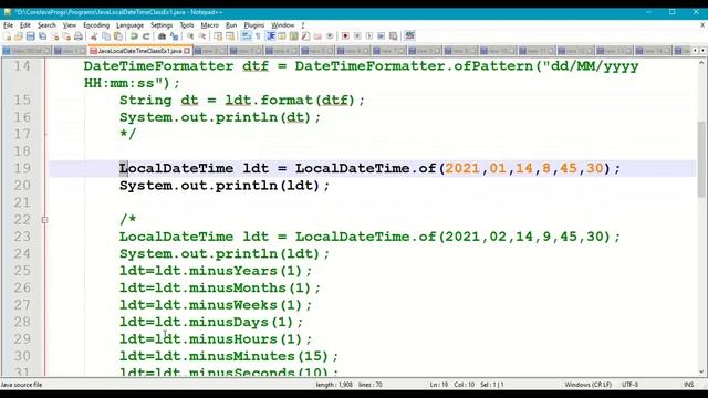 Java LocalDateTime class || Java System Date & Time|| java.time.LocalDateTime|| java.time pkg|| #39 смотреть онлайн