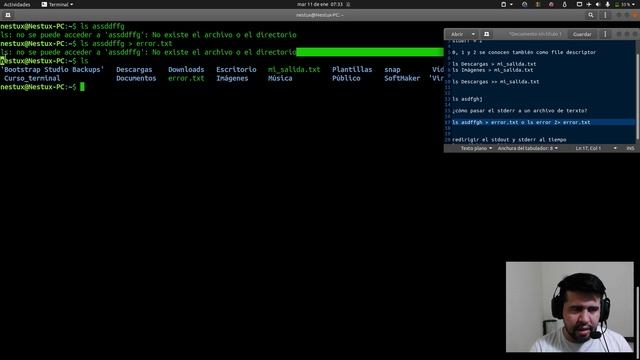 Curso: Introducción a la terminal | Vídeo 05 | Como manejar redirecciones stdin, stdout y stderr смотреть онлайн