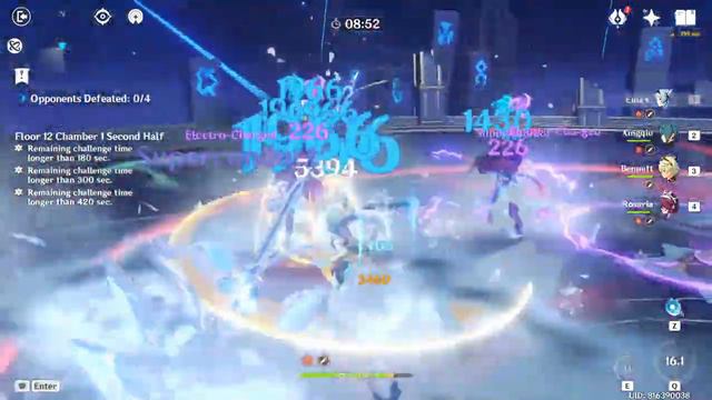 2.0 Abyss | 12-1 (3*) | Ayaka and Eula смотреть онлайн