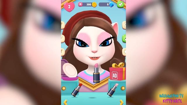 Моя ГОВОРЯЩАЯ кошка АНДЖЕЛА 2 Мой идеальный день Кошечка Анжела в игре My Talking Angela 2 смотреть онлайн