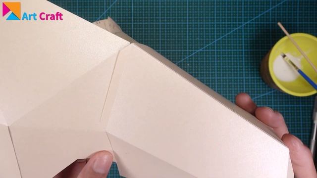 How To Diy Papercraft Wolf Mask | Lowpoly Wolf Mask | 3D Paper Mask