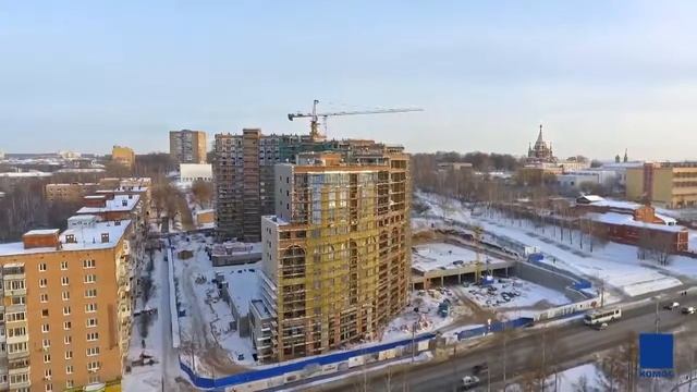 ЖК "Колизей" г.Ижевск | полет над стройкой 2017г смотреть онлайн