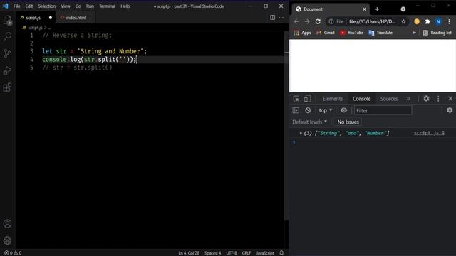 31. Reverse A String |JavaScript Full Complete Course In Bangla |Step By Step For Complete Beginner смотреть онлайн