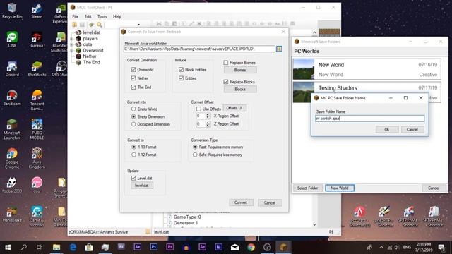 Tutorial Cara Convert Map MCPE ke MCPC (PE/BE ke Java) Dengan MCCToolChest →「 Minecraft Indonesia 」 смотреть онлайн