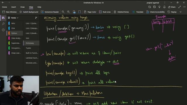Dictionary in Python | Syntax | Modification | Iteration смотреть онлайн