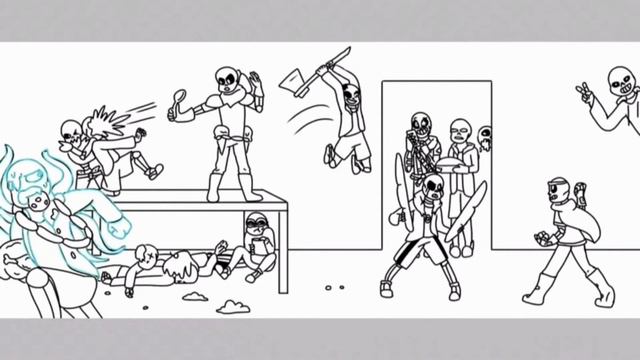 Undertale AU FOOD FIGHT!!! смотреть онлайн