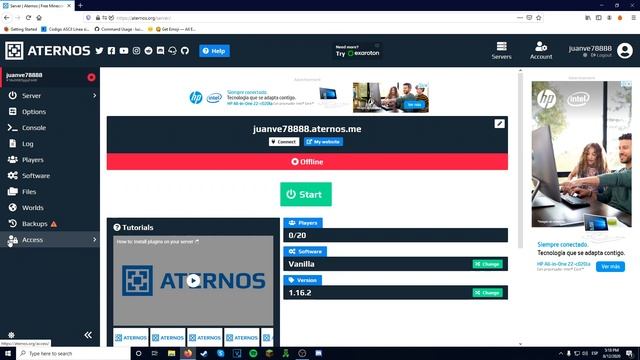 como crear SERVIDOR DE MINECRAFT 1.16.2 NO PREMIUM SIN HAMACHI TLAUNCHER смотреть онлайн