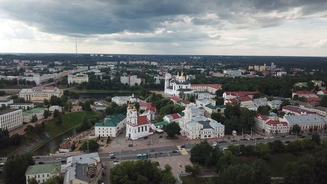 Городская ратуша, центр Витебска [29.06.2021] смотреть онлайн