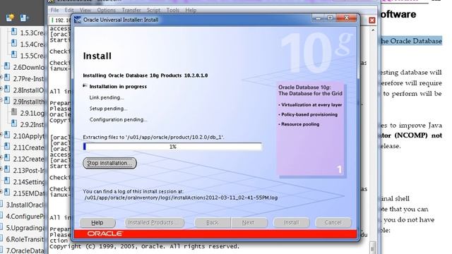 02.09 Oracle_10gR2_DataGuard_2.9 Install the Oracle Database 10gR2 Companion CD Software.avi смотреть онлайн