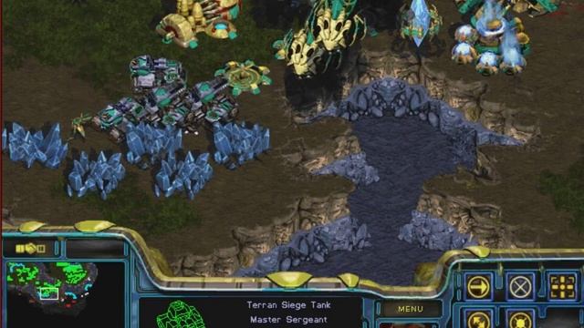 StarCraft: Brood War - 1 Protoss vs 7 random computers (vs 7 computers ) Map: Big Game Hunters смотреть онлайн
