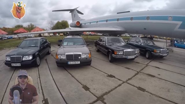 Немецкие классические автомобили Mercedes-Benz 70-х 80-х и лихих 90-х. Выставка ретро машин смотреть онлайн