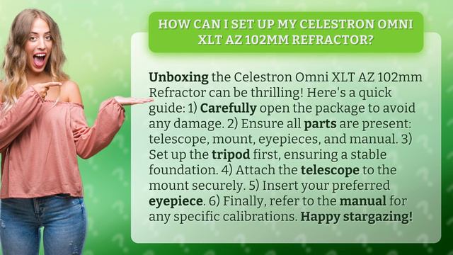 How Can I Set Up My Celestron Omni XLT AZ 102mm Refractor? смотреть онлайн