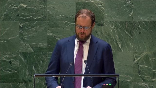 Statement By DPR Dmitry Chumakov At A UN General Assembly High-Level Event On Zero Waste Project