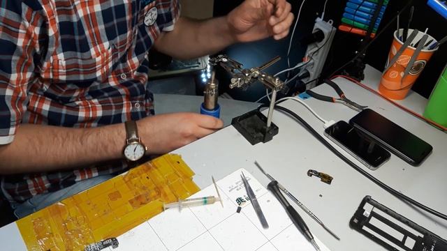 Суперпайка/Замена цифрового микрофона с последующей проверкой/Рабочие моменты/ смотреть онлайн