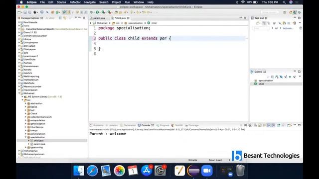 Java Type Casting | Casting in Java Tutorial | Besant Technologies смотреть онлайн