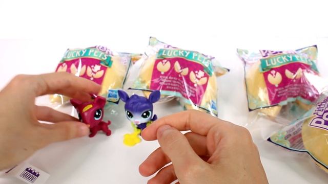 Littlest Pet Shop Lucky Pets Fortune Cookie Blind Bag Unboxing Toy Review смотреть онлайн