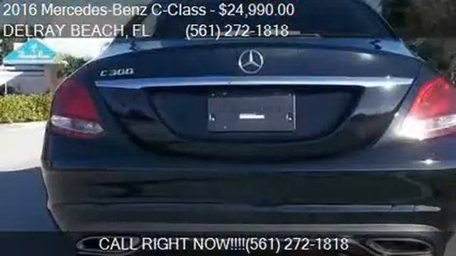 2016 Mercedes-Benz C-Class C 300 4dr Sedan for sale in DELRA смотреть онлайн