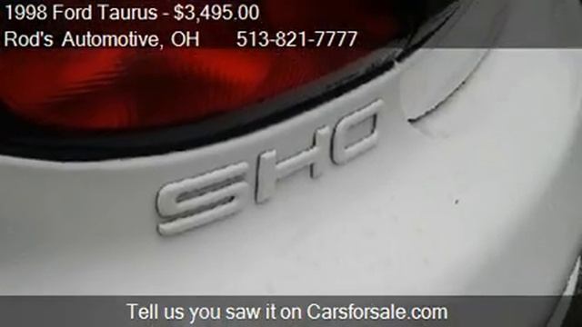 1998 Ford Taurus SHO for sale in Cincinnati, OH 45216 at the смотреть онлайн