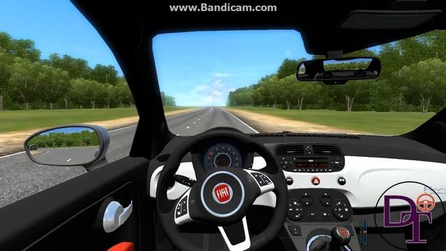 Fiat 500 - City Car Driving 1.5.1 (G27) смотреть онлайн