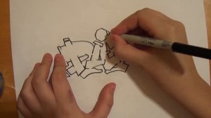 как рисовать граффити на бумаге (DIED)