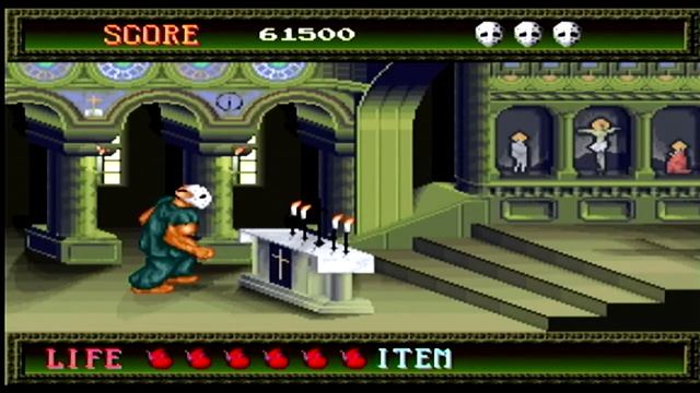 Splatterhouse (1988) - (Full Game) (Arcade)
