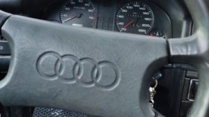 Ауди 80 / Audi 80 запуск двигателя зимой