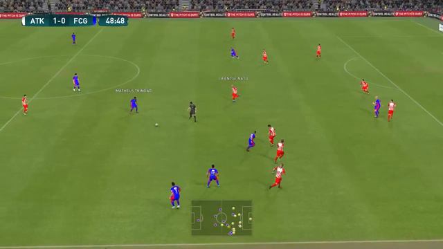 FCG vs ATK PES 2017 Gameplay смотреть онлайн