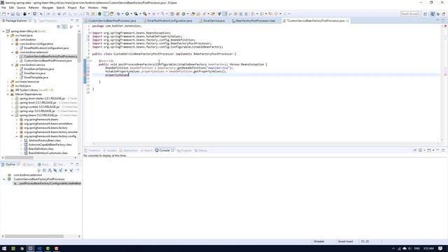 Spring Bean Lifecycle [3/3] BeanFactory Post Processors смотреть онлайн