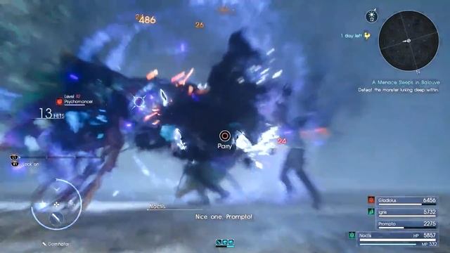 FINAL FANTASY XV - Psychomancer Boss Fight & Best Gun - Death Penalty смотреть онлайн