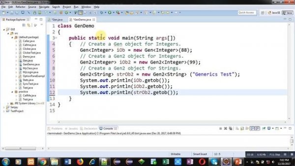 58 Java | How to inherit generic class and override methods of generic class in java