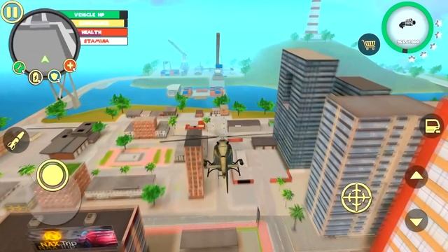 Rope Hero Vice Town | Rop Hero New Laser Gun | Naxeex New Update | Android Gameplay смотреть онлайн