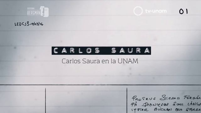Voces Cátedra Ingmar Bergman: Carlos Saura смотреть онлайн