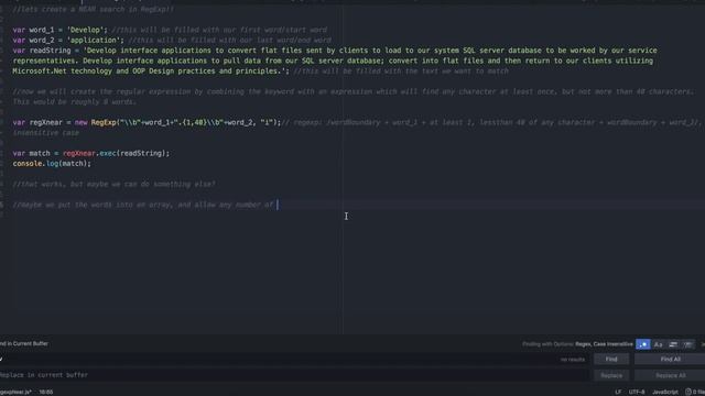 Create a NEAR search with Regular Expressions смотреть онлайн
