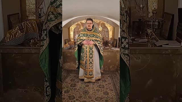 Проповедь на литургии 24 ноября.