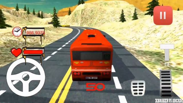 Off Road Hill Coach Bus Drive 3D Android Game Play 2017 смотреть онлайн