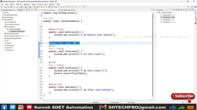 Allure Reports | How to Configure Allure Reports with TestNG + Maven Project | Selenium смотреть онлайн