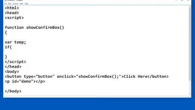 Web Programming I - Client Side Scripting - JavaScript Popup Boxes смотреть онлайн